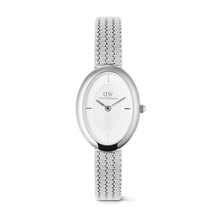 Daniel Wellington Juliette Braided Mesh White Sunray Silver
