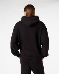 Vision Of Super Vs00862 Hoodie With Black Flames  Black