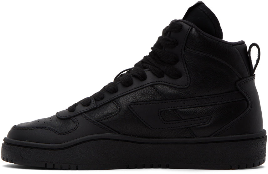 Diesel Mens S-Ukiyo V2 Mid Sneakers In Black