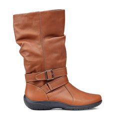 Hotter Ladies Ballinderry Boots In Tan