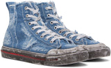 Diesel Mens S-Athos Mid Sneakers In Indigo