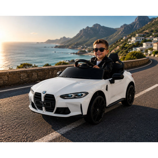 BMW Electric Ride On M4 Licensed In White