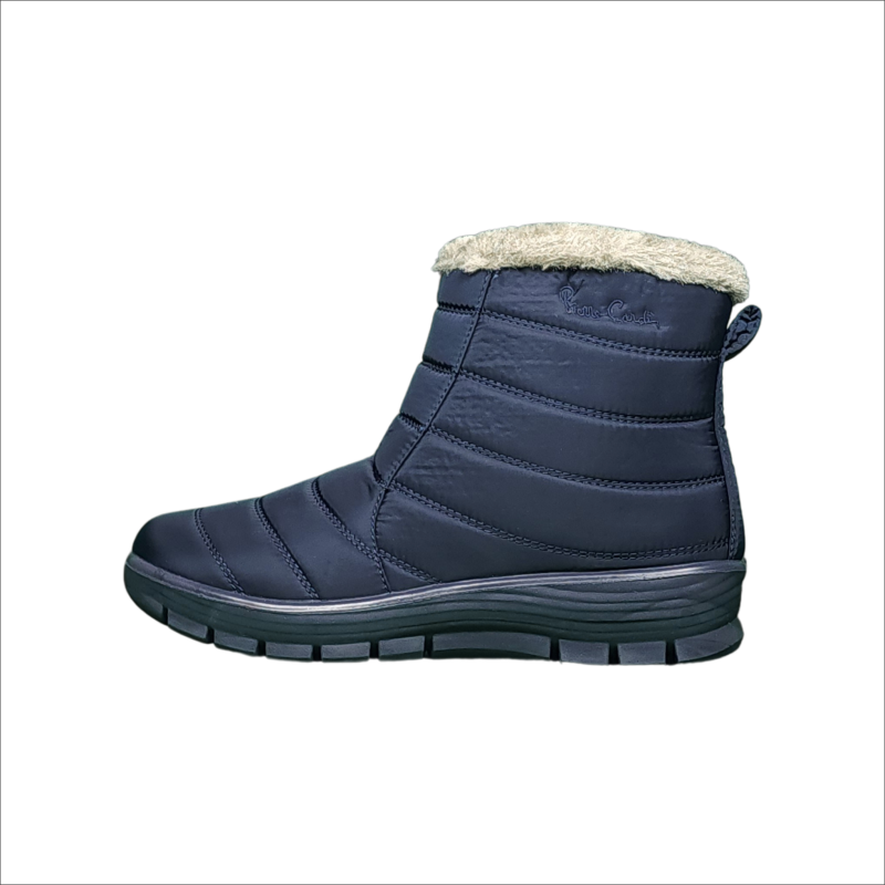 Pierre Cardin Pck00033 Casey Quilted Boot  Navy/Blue