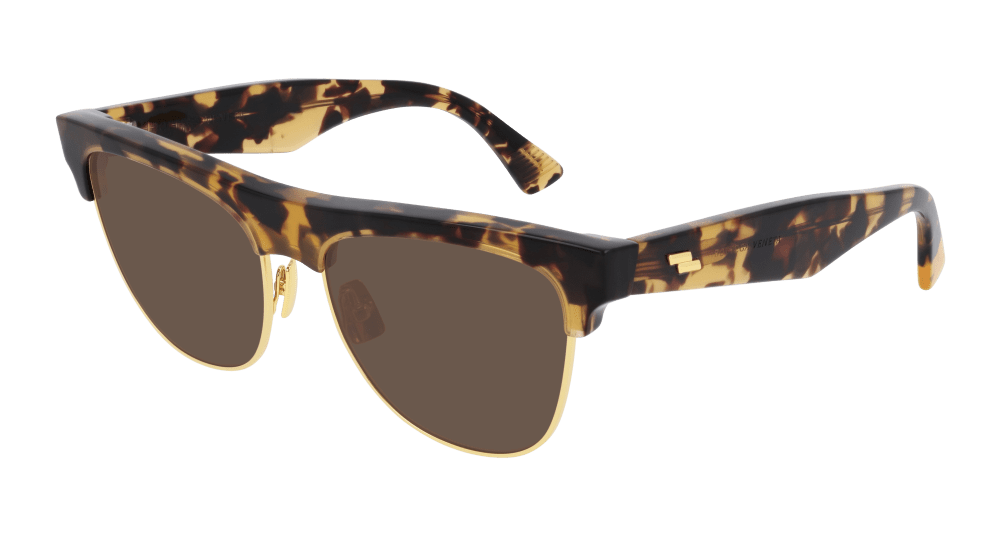 Bottega Veneta Sunglass Unisex Havana Brown BV1003S-002