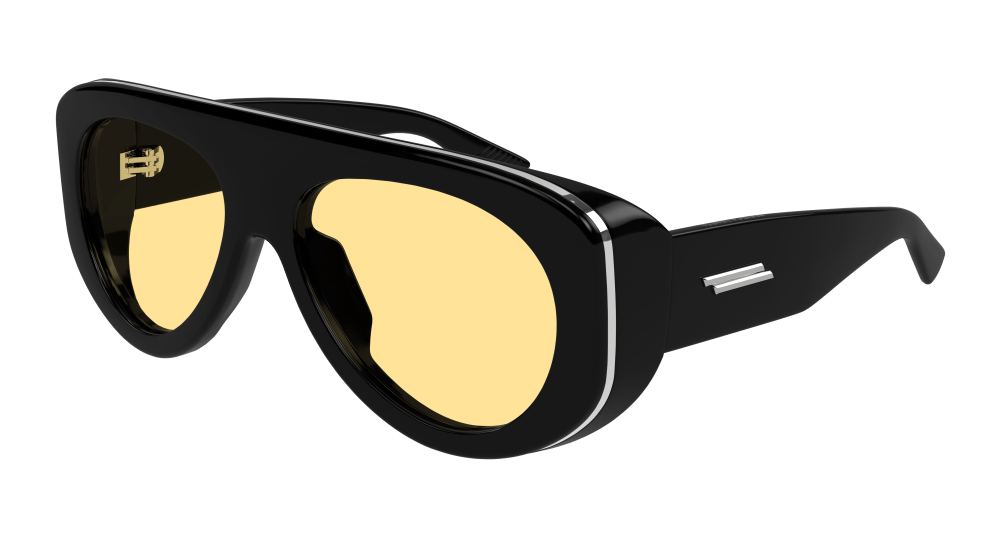 Bottega Veneta Sunglasses Unisex In Black Orange BV1362S-005
