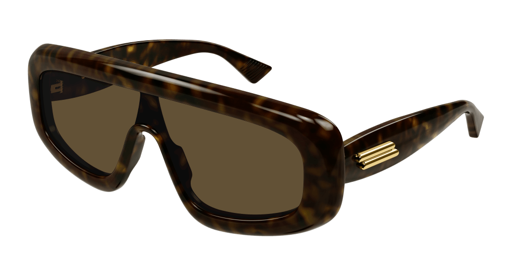 Bottega Veneta Sunglasses Unisex In Havana Brown BV1281S-002