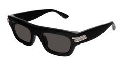 Bottega Veneta Sunglasses Unisex Black Grey Bv1321S-001