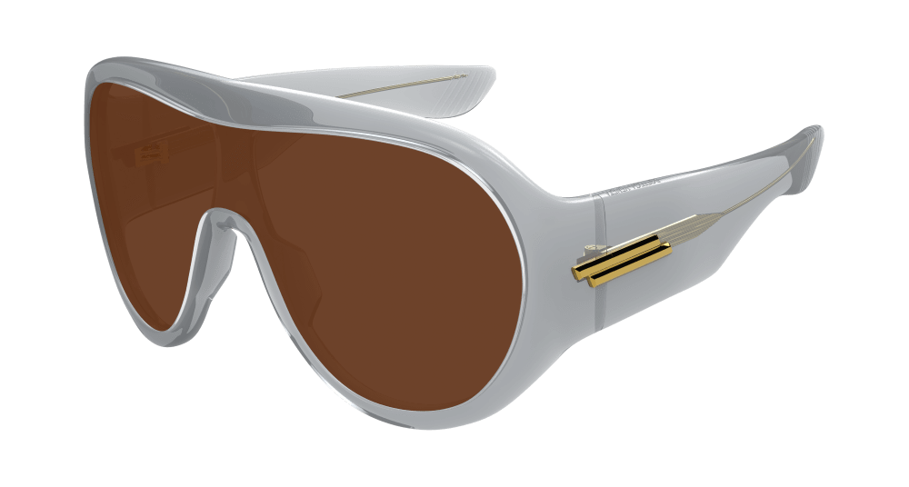 Bottega Veneta Sunglass Unisex Grey Grey Brown BV1345S-004