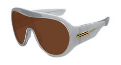 Bottega Veneta Sunglass Unisex Grey Grey Brown BV1345S-004