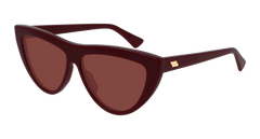 Bottega Veneta Sunglass Woman Burgundy Red BV1018S-004