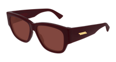 Bottega Veneta Sunglass Woman Burgundy Red BV1026S-003