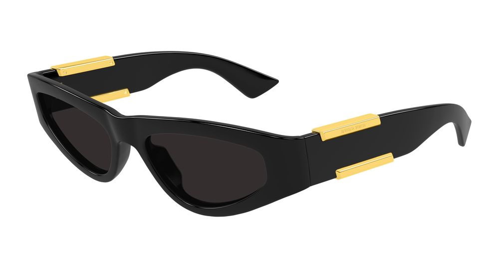 Bottega Veneta Sunglasses Womens In Black Grey BV1407S-001