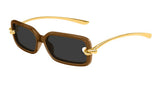 Bottega Veneta Sunglasses Womens in Brown Gold Grey BV1439S-005