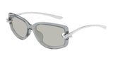 Bottega Veneta Sunglasses Womens In Grey Silver Grey BV1440SA-004