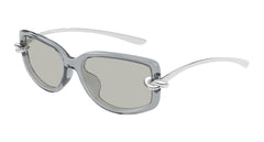 Bottega Veneta Sunglasses Womens In Grey Silver Grey BV1440SA-004