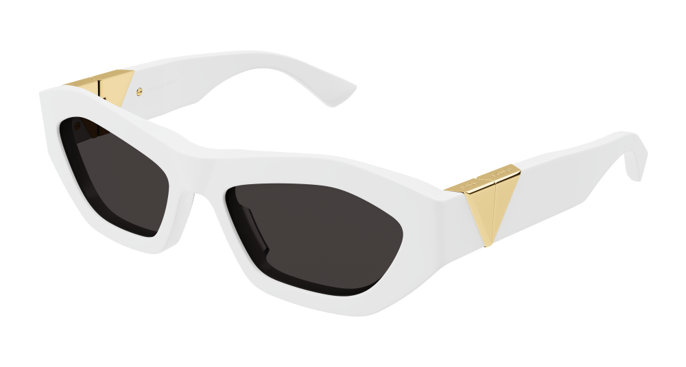 Bottega Veneta Womens Sunglasses In White Grey BV1221S-004