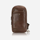 Brando Brosnan One Strap Backpack In Brown