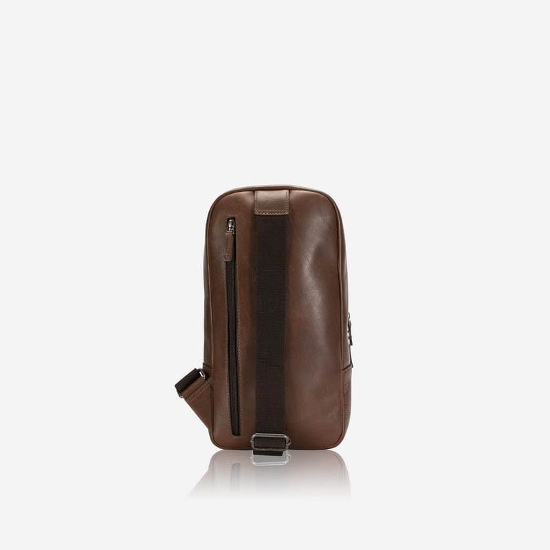 Brando Brosnan One Strap Backpack In Brown