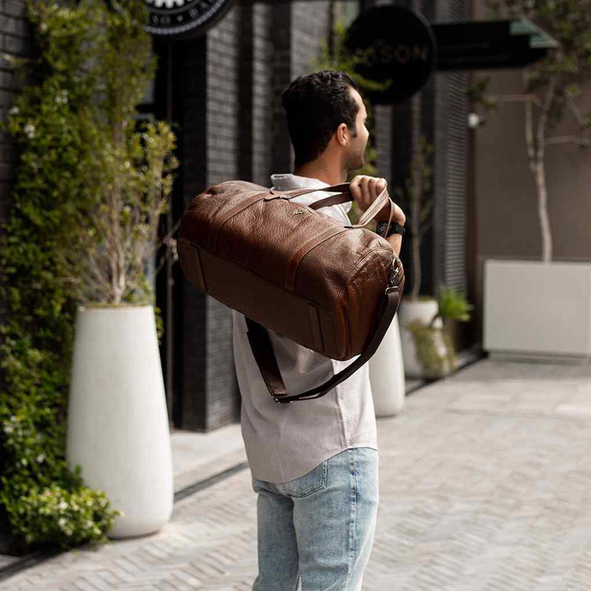 Brando Brosnan Duffel bag In Brown