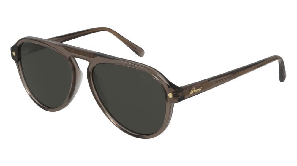 Brioni Sunglass Man Brown Grey BR0085S-004