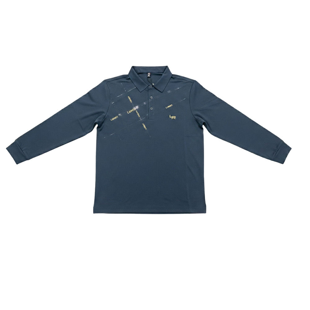 Loreti Mens Brut Long Sleeve Golfer In Moss