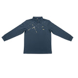 Loreti Mens Brut Long Sleeve Golfer In Moss