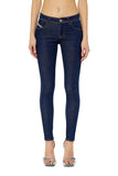 Diesel Womens L-2018 Slandy-Low Jeans In Navy