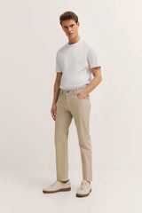 Bugatti Mens  Casual Trousers In Beige