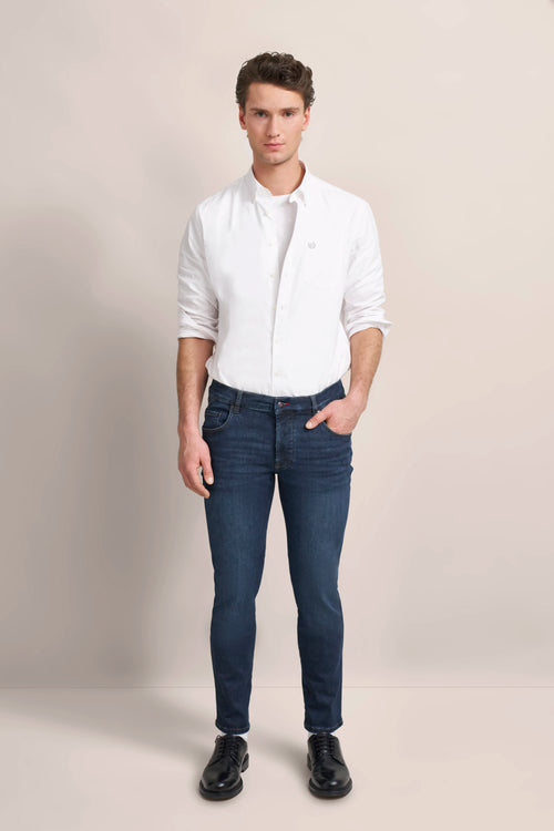 Bugatti 3278D Mens Jean 394 Ocean Blue