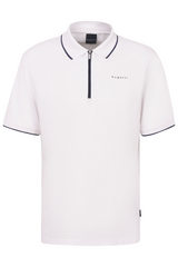 Bugatti 8150 75033C Mens White Short Sleeve  Polo