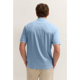 Bugatti Mens  1/2 Sleeve Golfer In Light Blue