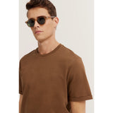 Bugatti Mens T-Shirt In Cognac