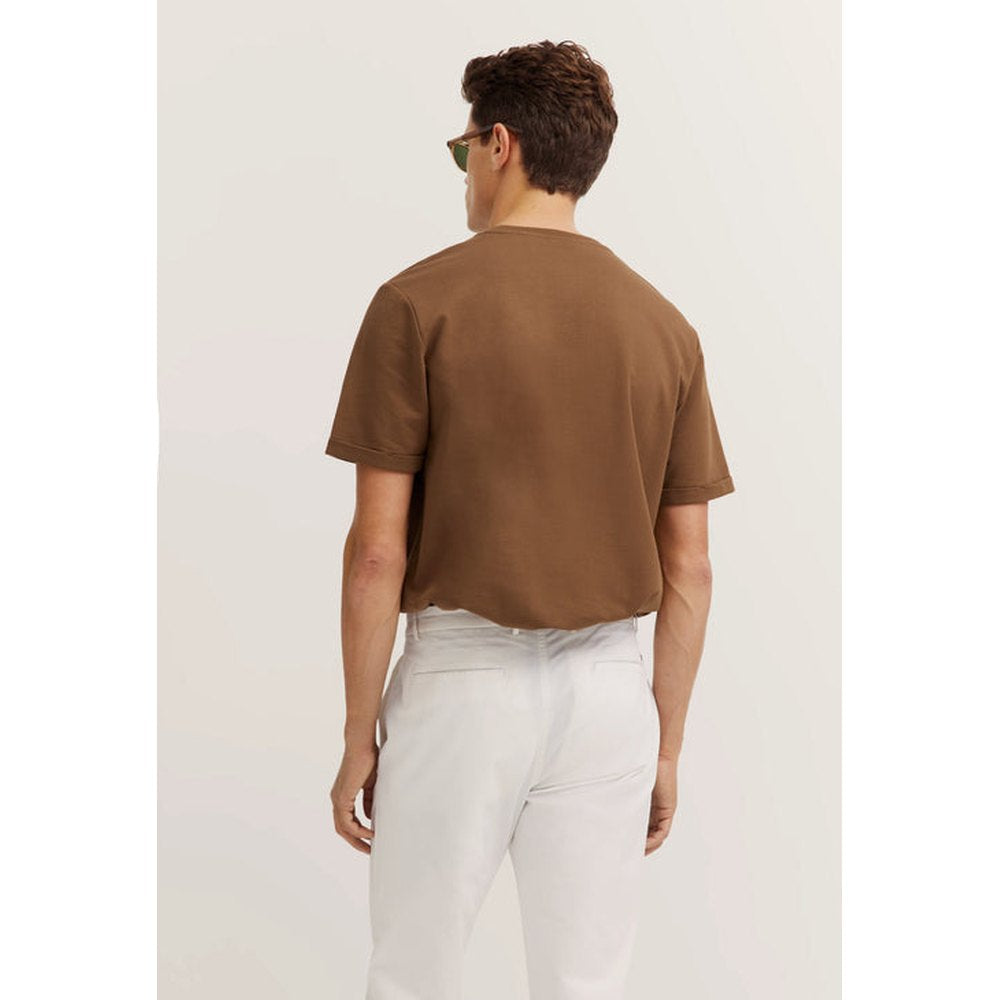 Bugatti Mens T-Shirt In Cognac