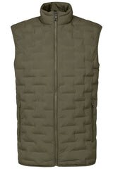 Bugatti Mens Sleeveless Jacket In  Olive