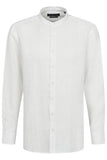 Bugatti Mens Casual 010 Linen Shirt In White