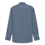 Bugatti Mens Casual 1/1 Sleeve Shirt In Navy Blue