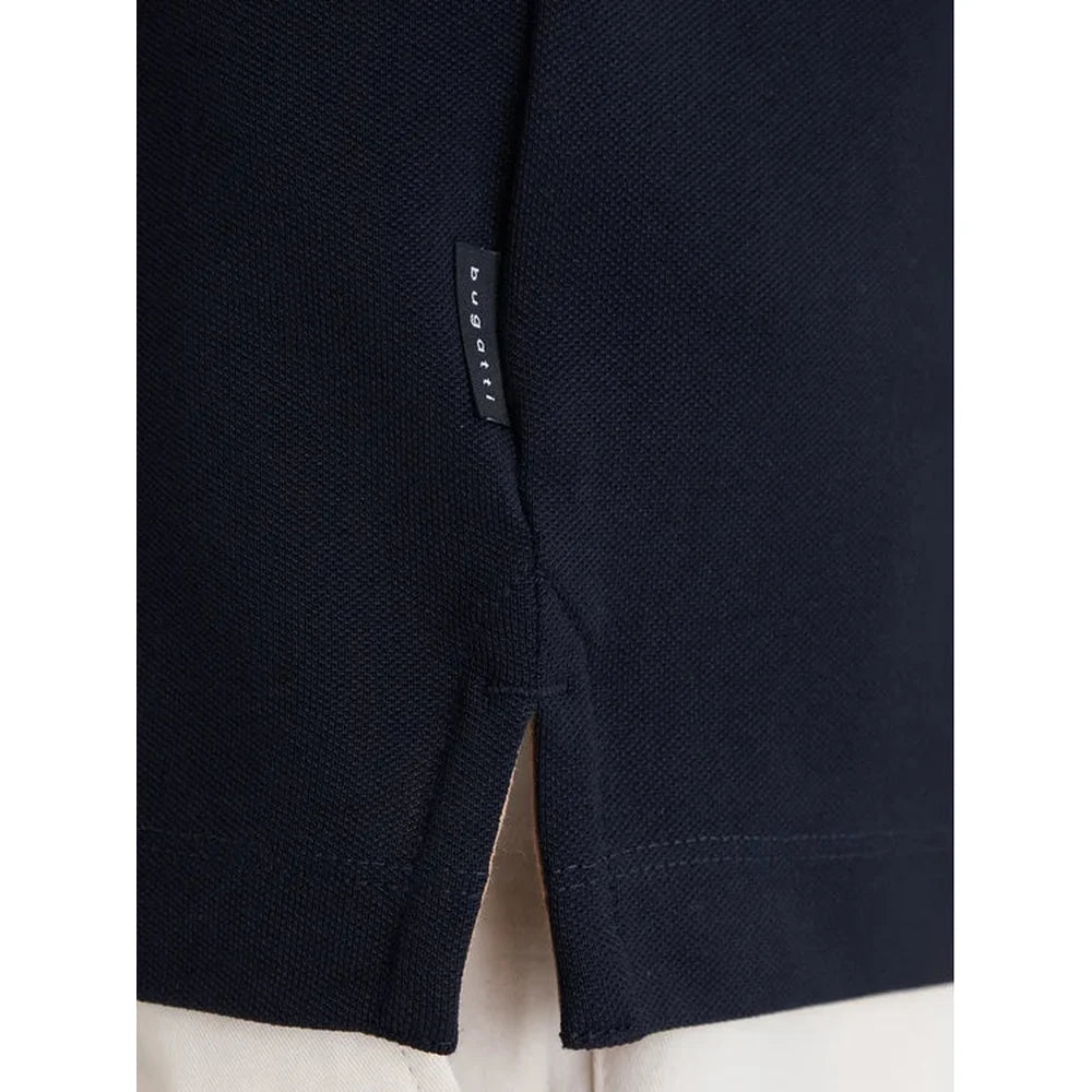 Bugatti Mens 8150 1/2 Sleeve Golfer In Navy