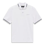 Bugatti Mens 8150 1/2 Sleeve Golfer In White