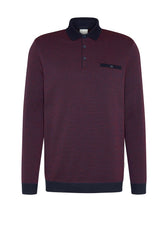 Bugatti 813145081 Sweat Polo  370 Maroon