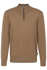 Bugatti 750065520B Mens Sweater 1/1 Sleeve  Cognac