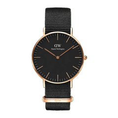 Dw  Gents Classic Rose Gold/Black Dial
