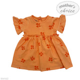 Mother's Choice Infant Girls Dress In Orange