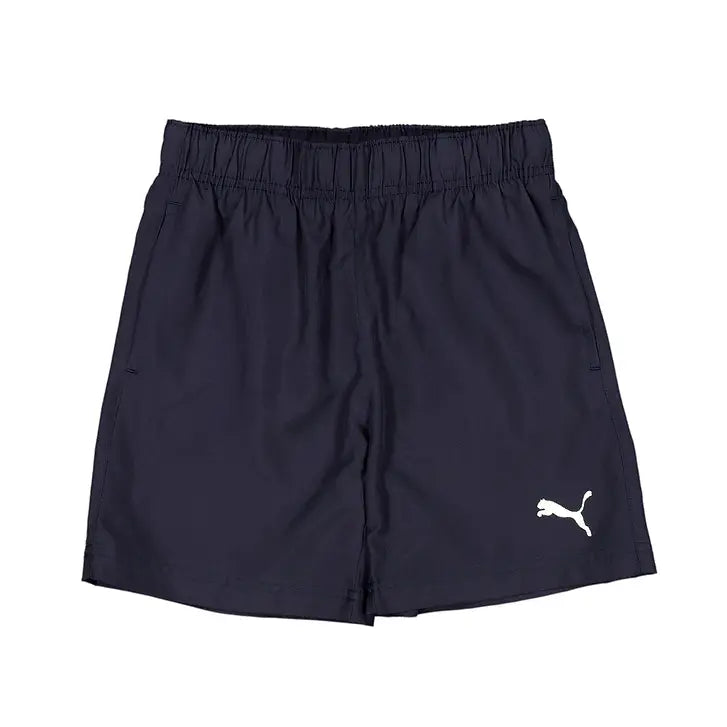 Puma Mens Forever Faster Woven Shorts In Navy
