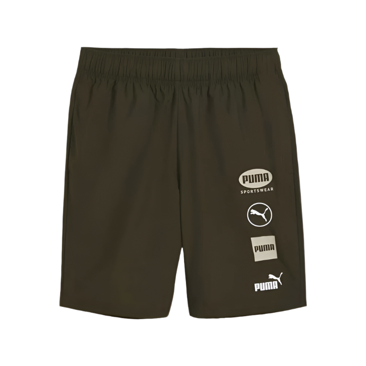 Puma Power Graphic Woven Short Dark Olive