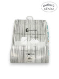 Mother's Choice 3Pc Hooded Towels And 3Pc Facecloths Pretty On A Daily Sunflower iIn White/Turquoise