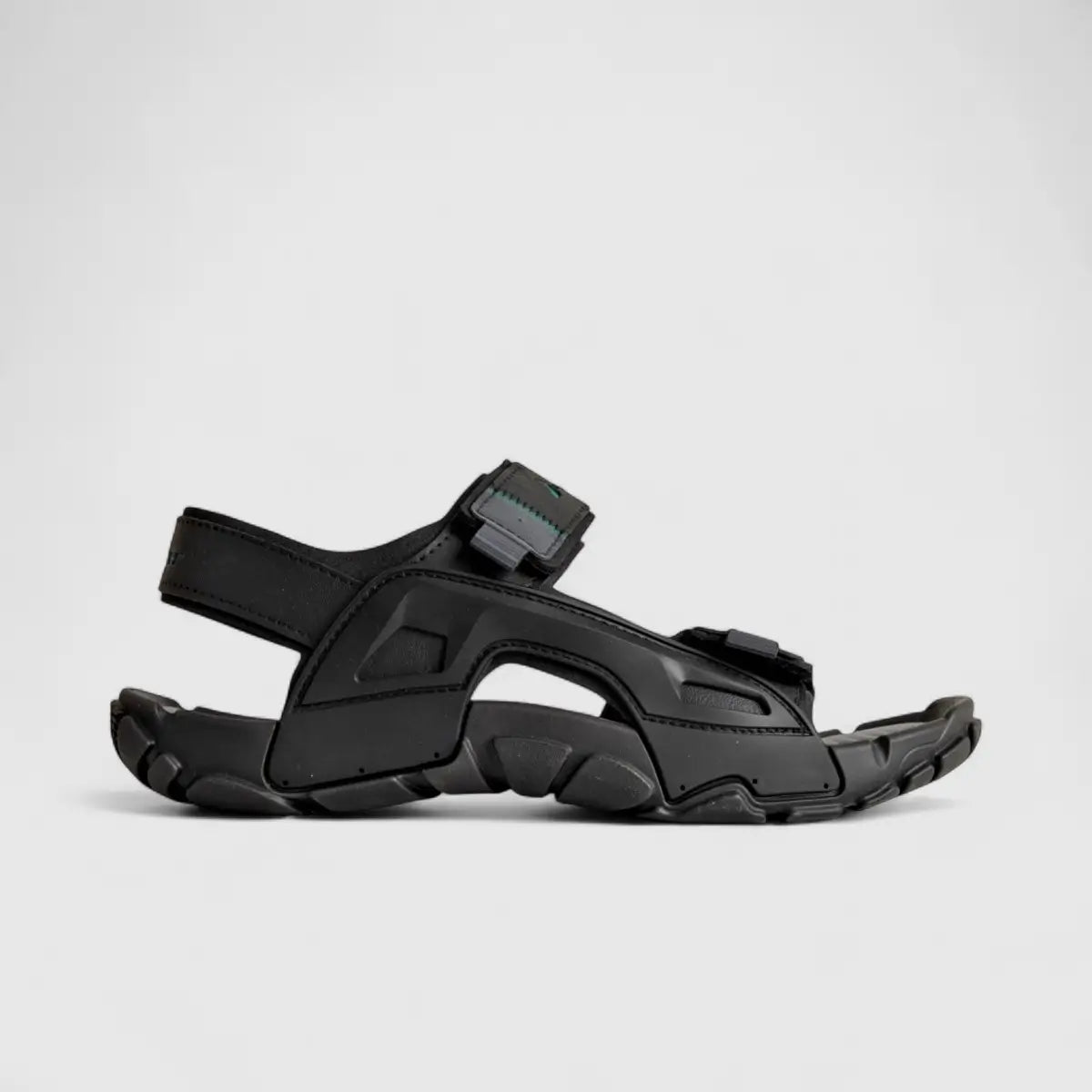 Ryder Mens Trek Sandals In Black & Grey