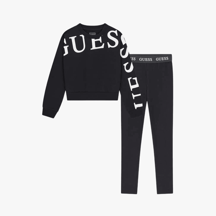 Guess Girls Active Set In Black
