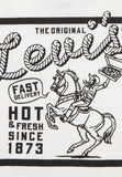 Levis Pizza Delivery Cowboy T-Shirt For Boys In Egret