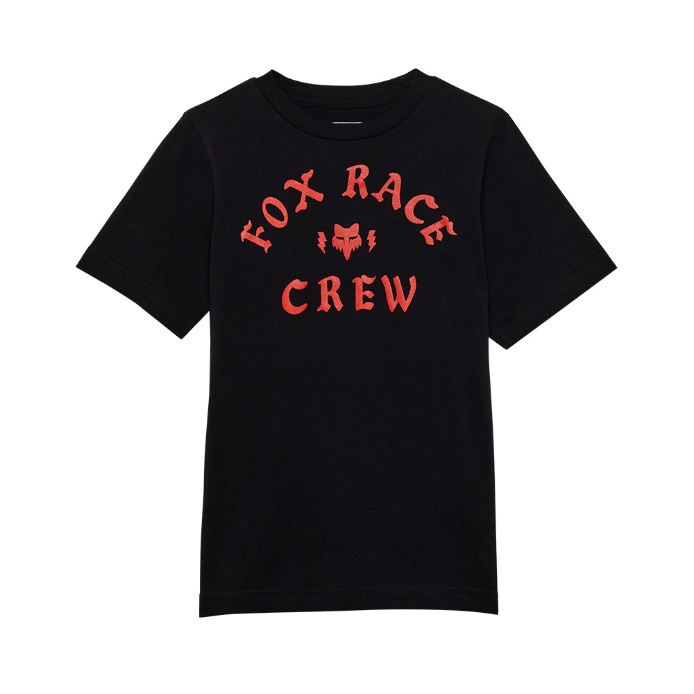 Fox Boys Race T-Shirt In Black