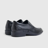 Hush Puppies Mens Perigrin Leather Shoes In Black